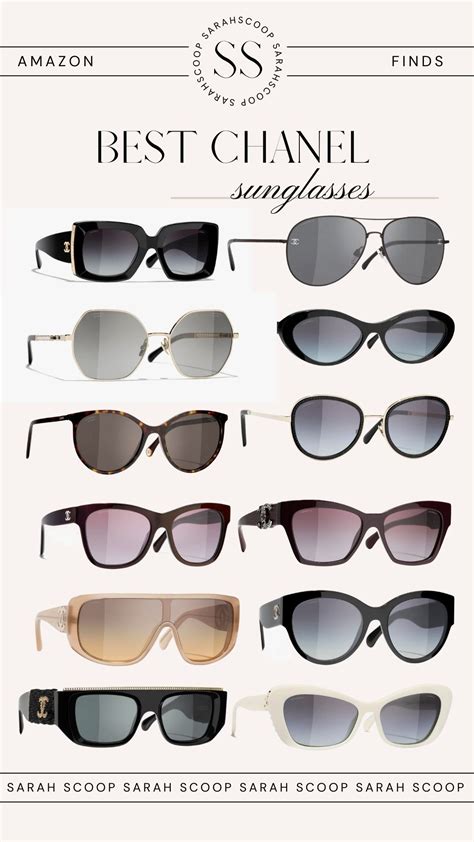 chanel sunglasses saks|Chanel sunglasses with clear sides.